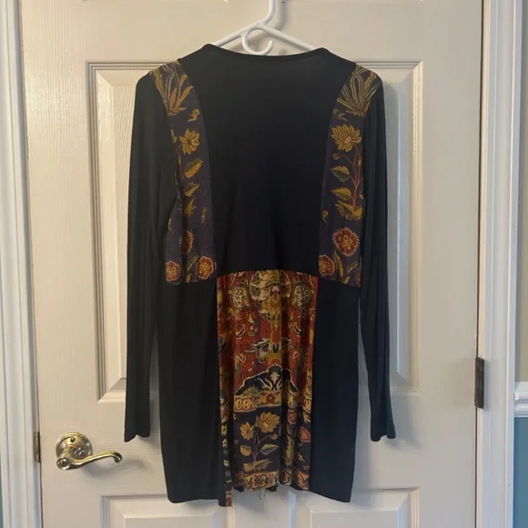 Soft Surroundings Embroidered Tunic, Size S - Picture 2 of 6